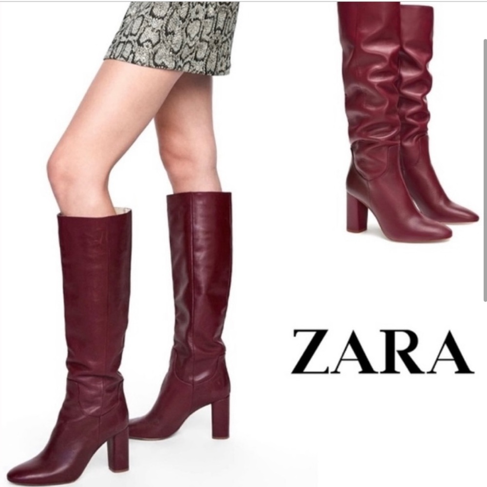 Cherry Red Zara Boots